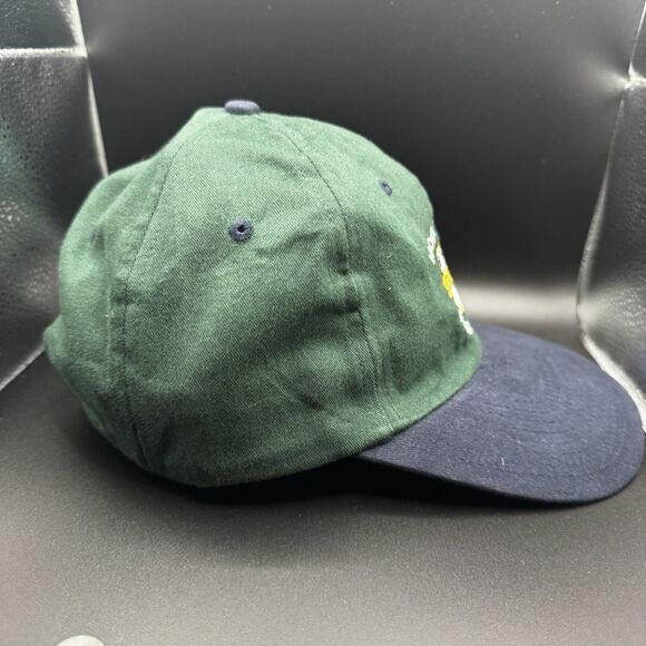 Vintage 100th US Open Pebble Beach 2000 Strap Back Hat Green Made In USA - Picture 4 of 6